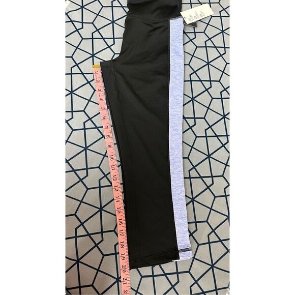 Ideology Women’s Black Heather Colorblocked Cropped Leggings Size XS - Picture 10 of 10